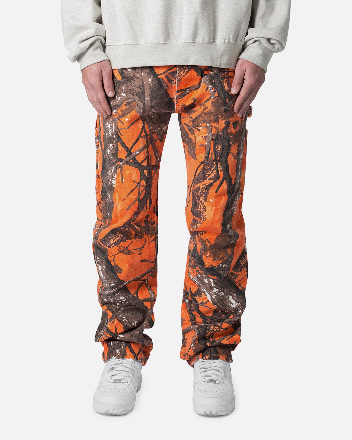 MNML V603 Camo Carpenter Pants Orange | Culture Kings US