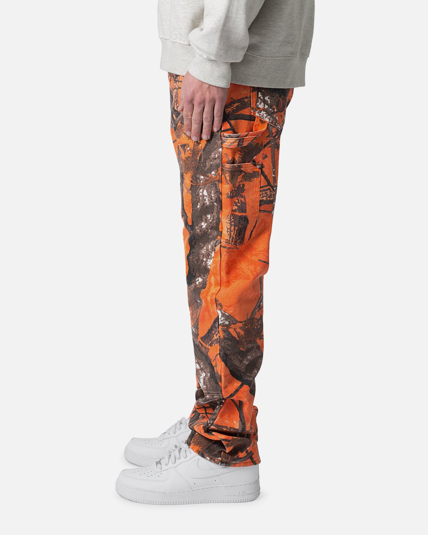MNML V603 Camo Carpenter Pants Orange | Culture Kings US
