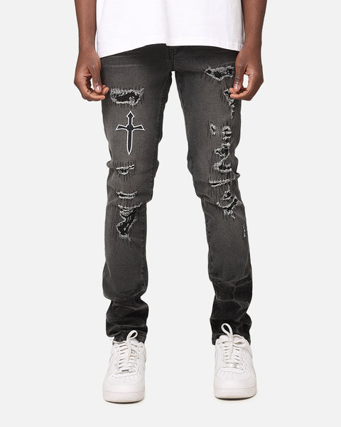 Saint Morta Rage Summum Jeans Black Shadow | Culture Kings US