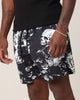 Saint Morta Undying Beach Shorts Black/White
