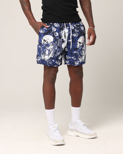 Saint Morta Undying Beach Shorts Navy/White
