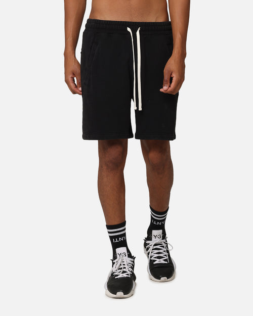 The Anti Order Hyphen Sweat Shorts Washed Black