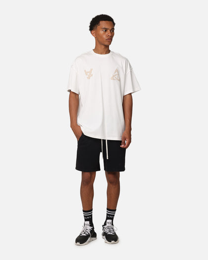 The Anti Order Hyphen Sweat Shorts Washed Black