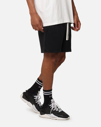 The Anti Order Hyphen Sweat Shorts Washed Black