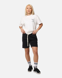 The Anti Order Hyphen Sweat Shorts Washed Black