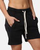 The Anti Order Hyphen Sweat Shorts Washed Black