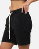 The Anti Order Hyphen Sweat Shorts Washed Black