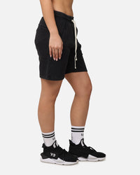 The Anti Order Hyphen Sweat Shorts Washed Black