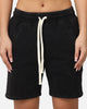The Anti Order Hyphen Sweat Shorts Washed Black