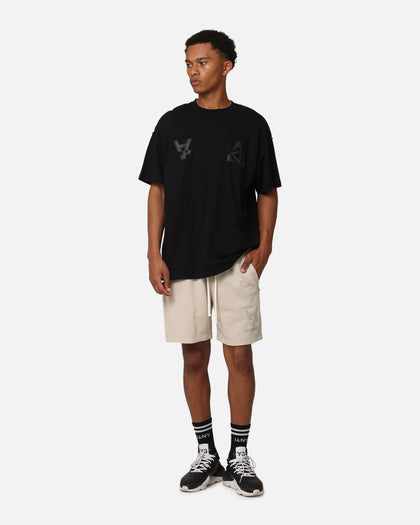 The Anti Order Hyphen Sweat Shorts Washed Stone