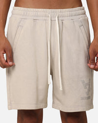 The Anti Order Hyphen Sweat Shorts Washed Stone