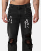 Saint Morta Skeleton Key Psykhe Jeans Black Shadow