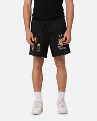 Mitchell & Ness Los Angeles Lakers Champs Nylon Shorts Black