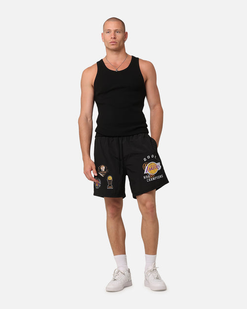 Mitchell & Ness Los Angeles Lakers Champs Nylon Shorts Black