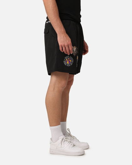 Mitchell & Ness Los Angeles Lakers Champs Nylon Shorts Black