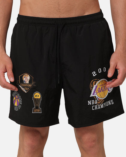 Mitchell & Ness Los Angeles Lakers Champs Nylon Shorts Black