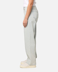 XXIII Women's Seamed Straight Leg Jeans Pale Blue