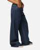 XXIII Women's Wide Leg Cut Hem Jeans Mid Blue