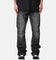 MNML B670 Occ Wave Wash Flare Denim Jeans Washed Black