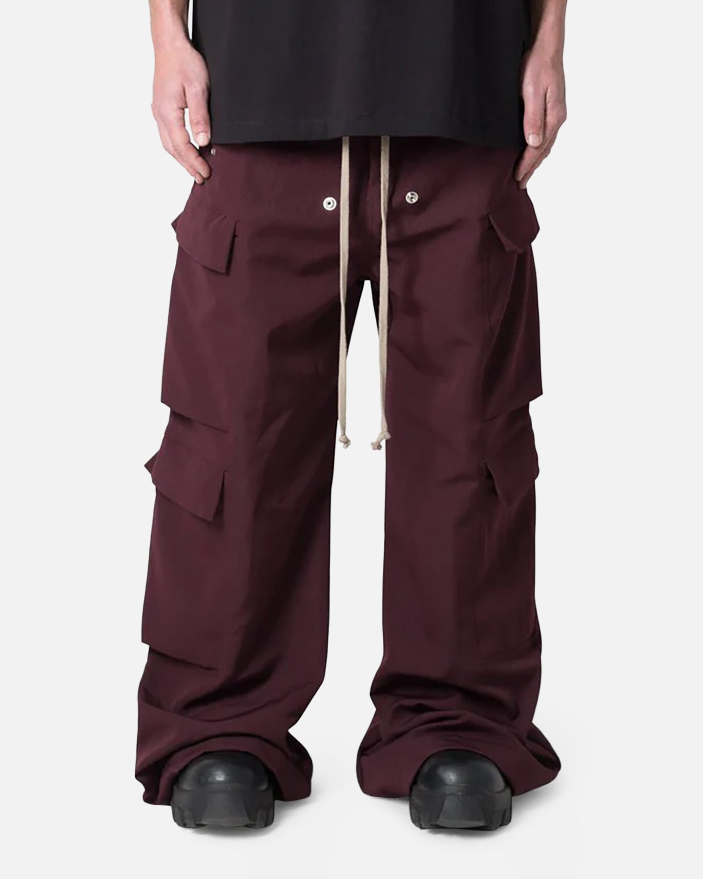MNML Rave Double Cargo Pants Plum | Culture Kings US