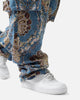 MNML Ultra Baggy Jacquard Floral Cargo Pants Multi Floral