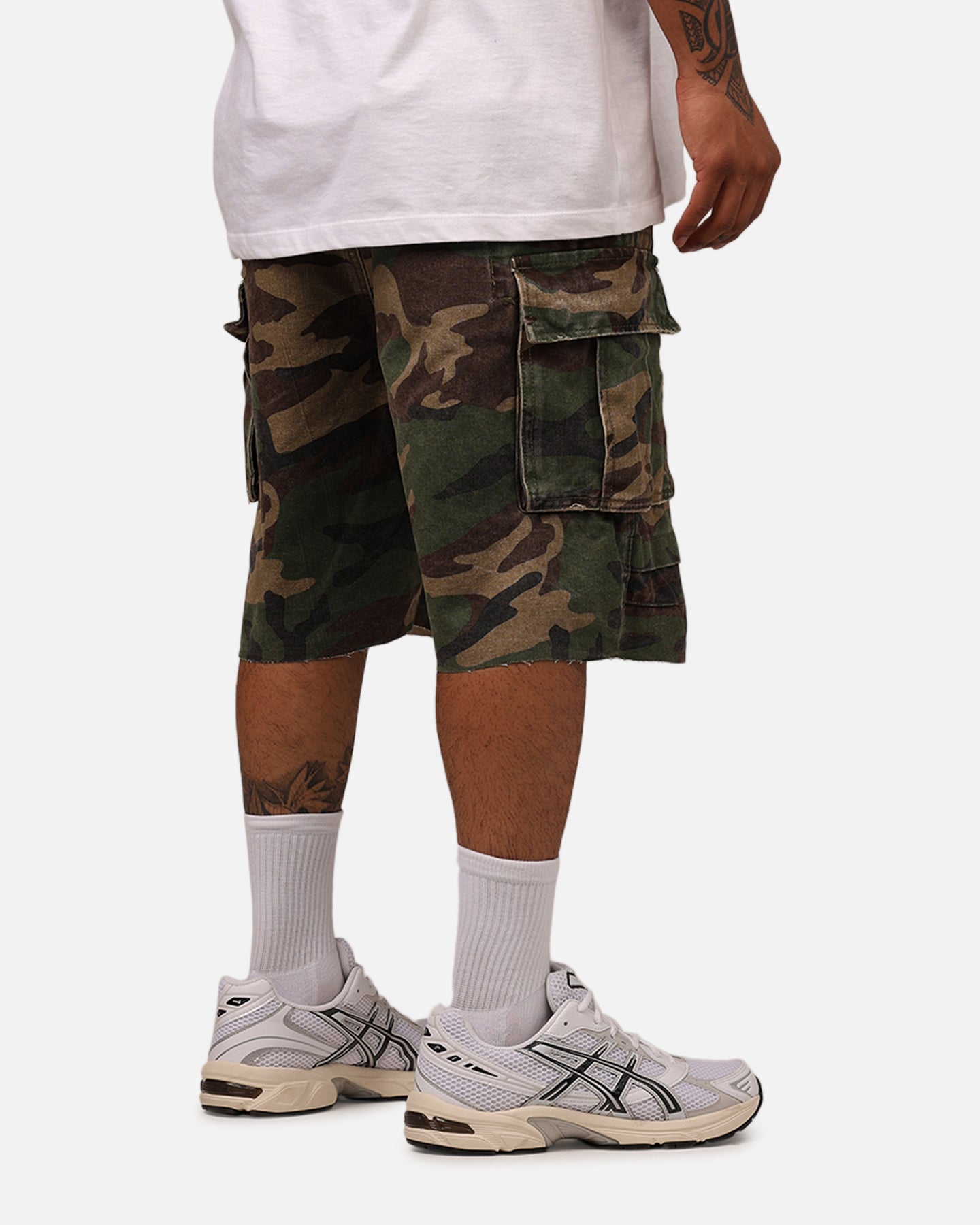 MNML Ultra Baggy Ruff Pocket Camo Shorts Hunter Camo | Culture