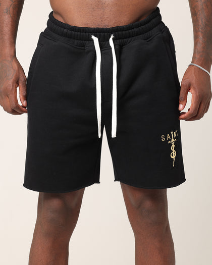 Saint Morta Daggers Sweat Shorts Black/Gold