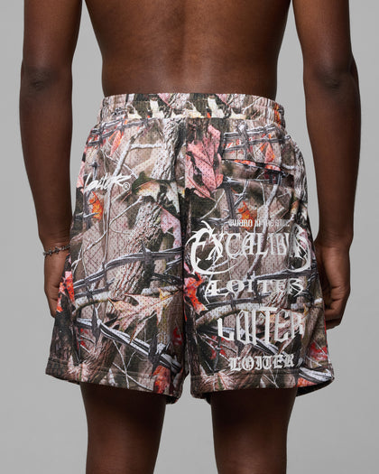 Loiter Excalibur Mesh Shorts Real Tree Camo