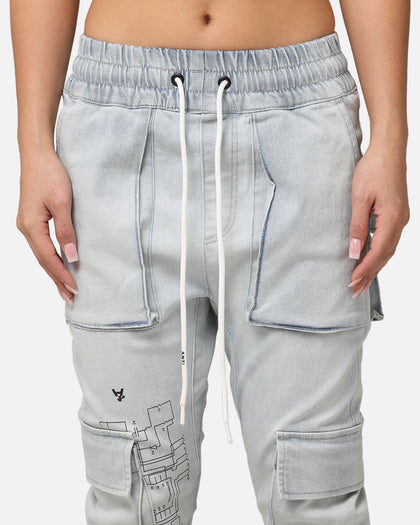 The Anti Order Blueprint Denim Joggers Superwash Blue