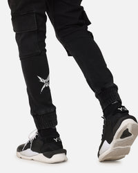 The Anti Order Blueprint Denim Joggers Vintage Black