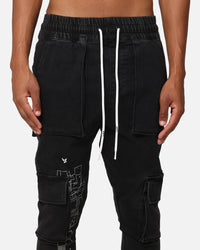 The Anti Order Blueprint Denim Joggers Vintage Black