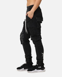 The Anti Order Blueprint Denim Joggers Vintage Black