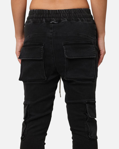 The Anti Order Blueprint Denim Joggers Vintage Black