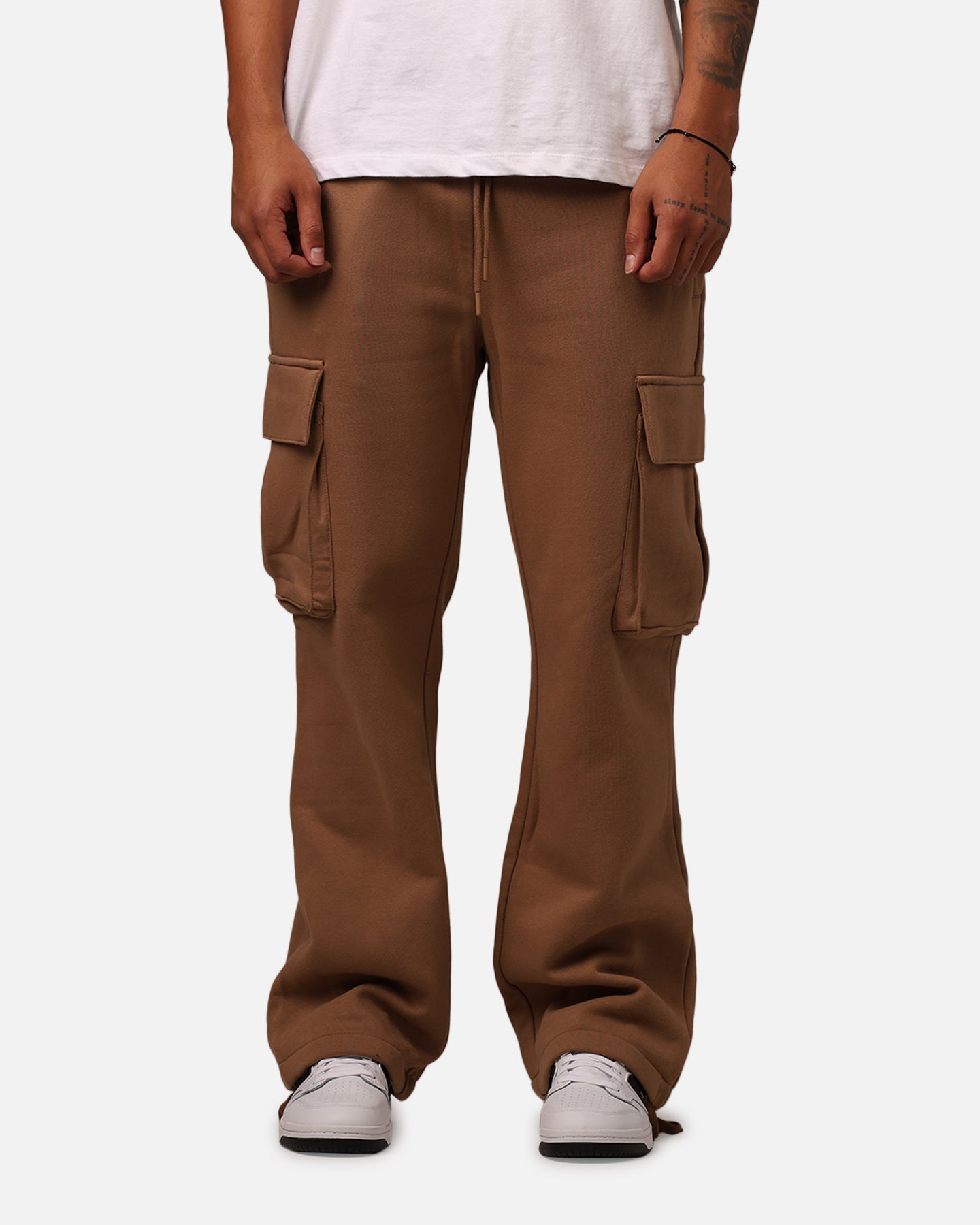 Carre Baggy Cargo Sweatpants Brown | Culture Kings US