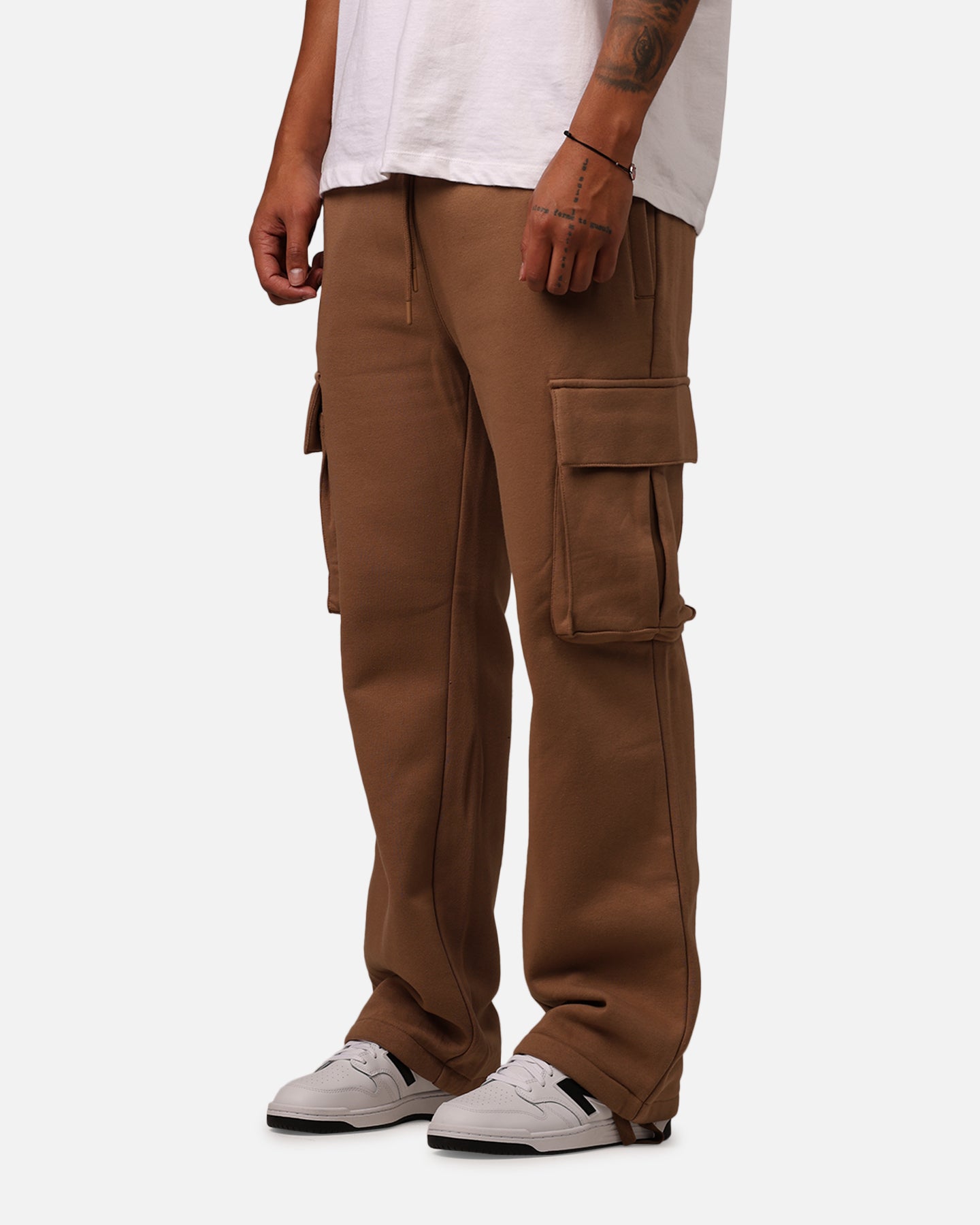 Carre Baggy Cargo Sweatpants Brown | Culture Kings US