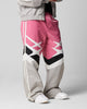 Loiter Hybrid Trackpants Pink/Grey