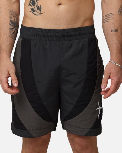 Saint Morta Holy Grail Nylon Shorts Black/Grey