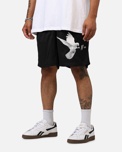 Sworn To Us Motion Mesh Shorts Black