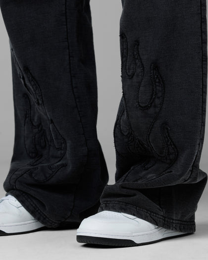 Loiter Inferno Sweatpants Washed Black