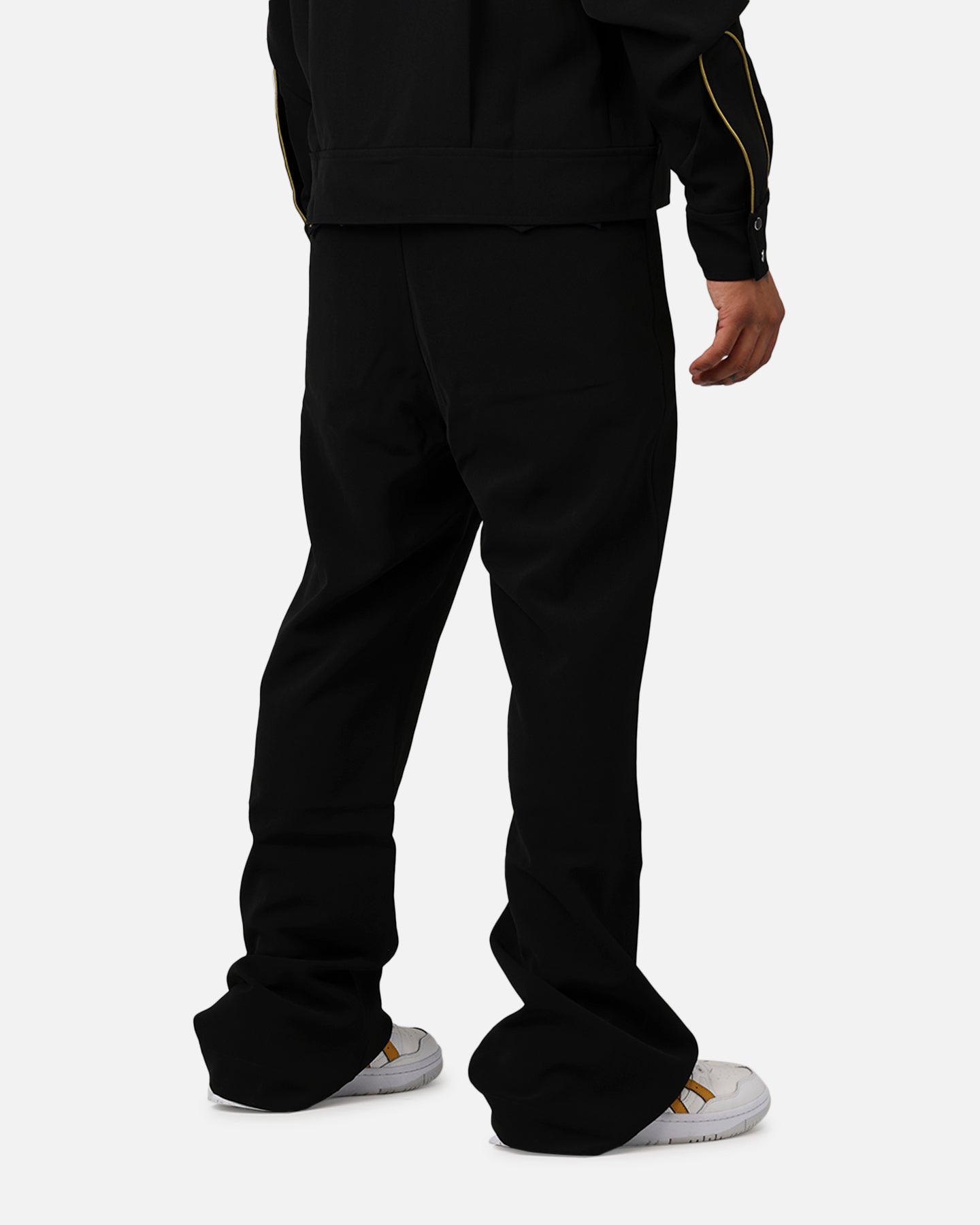 MNML Western Stitch Trouser Pants Black/Gold | Culture Kings US