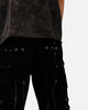 MNML Ultra Baggy Heavy Raver Denim Pants Black