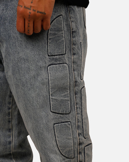MNML Ultra Baggy Padded Denim Pants Blue