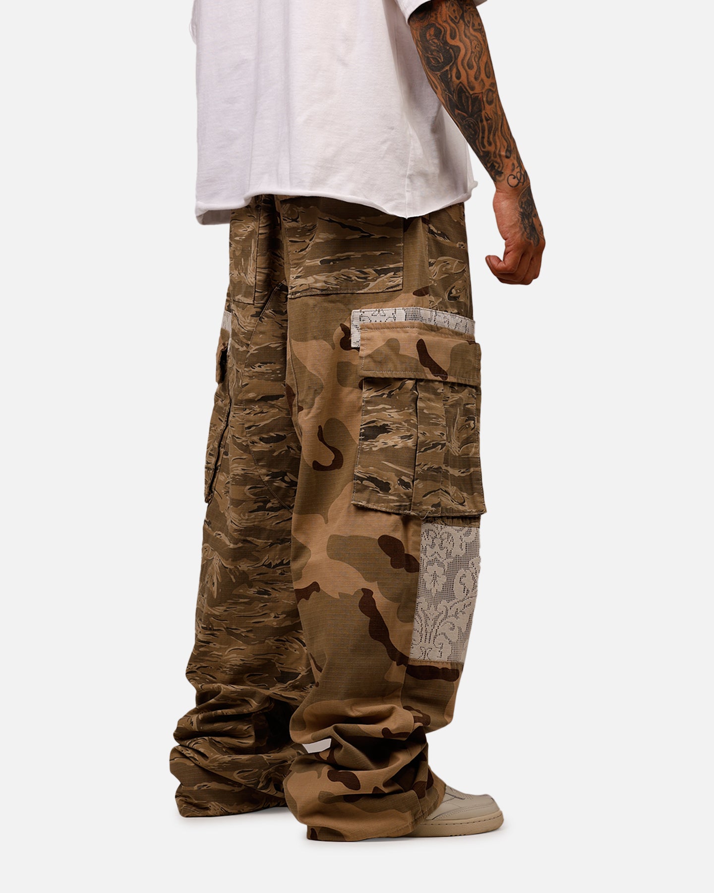 MNML Ultra Baggy Camo Ripstop Cargo Pants Multi | Culture Kings US