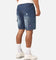 Carre C-Star Denim Shorts Mid Blue Denim