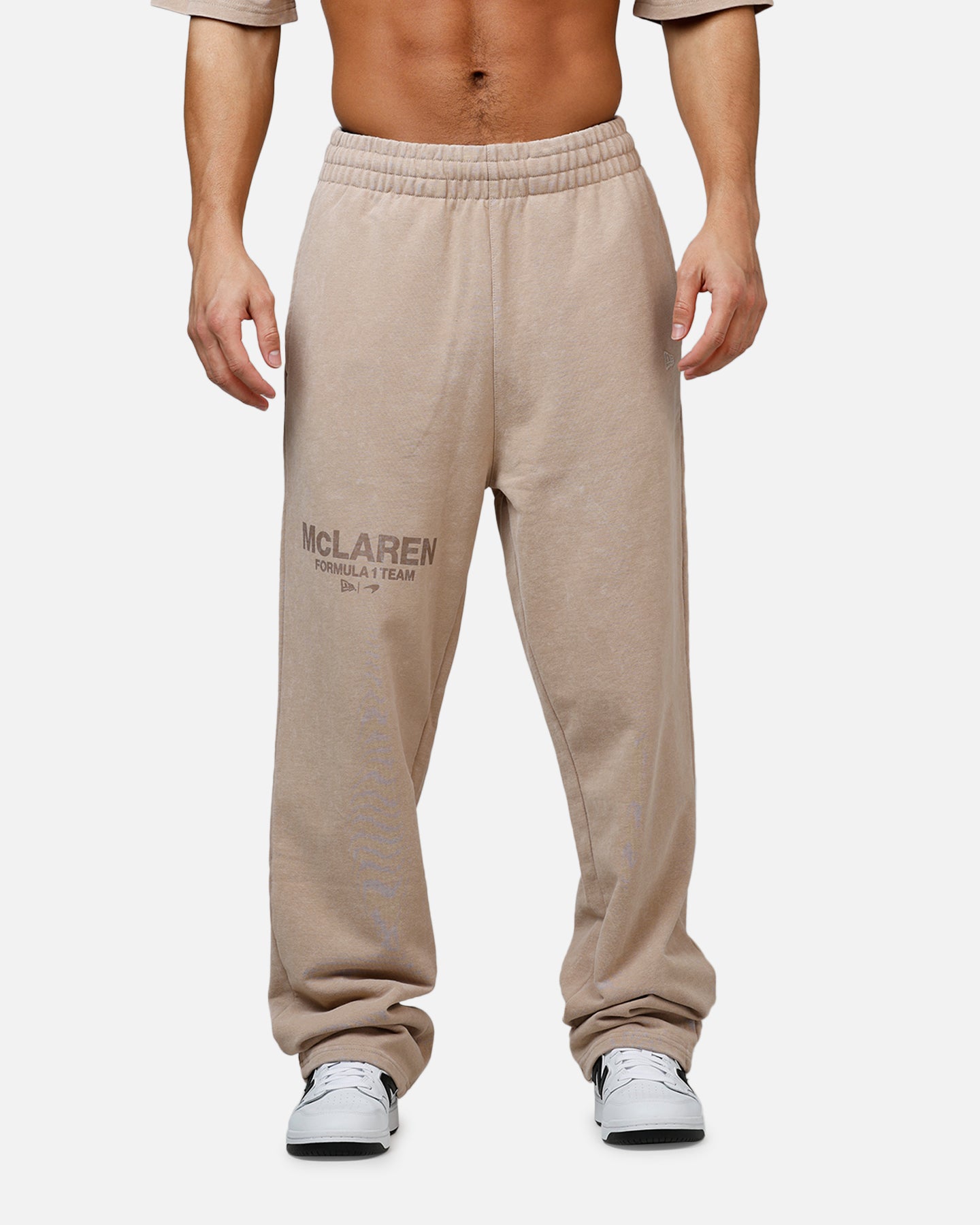 New Era X Mclaren Sweat Pants Taupe | Culture Kings US