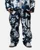 MNML Graffiti Coach Pants Black/White