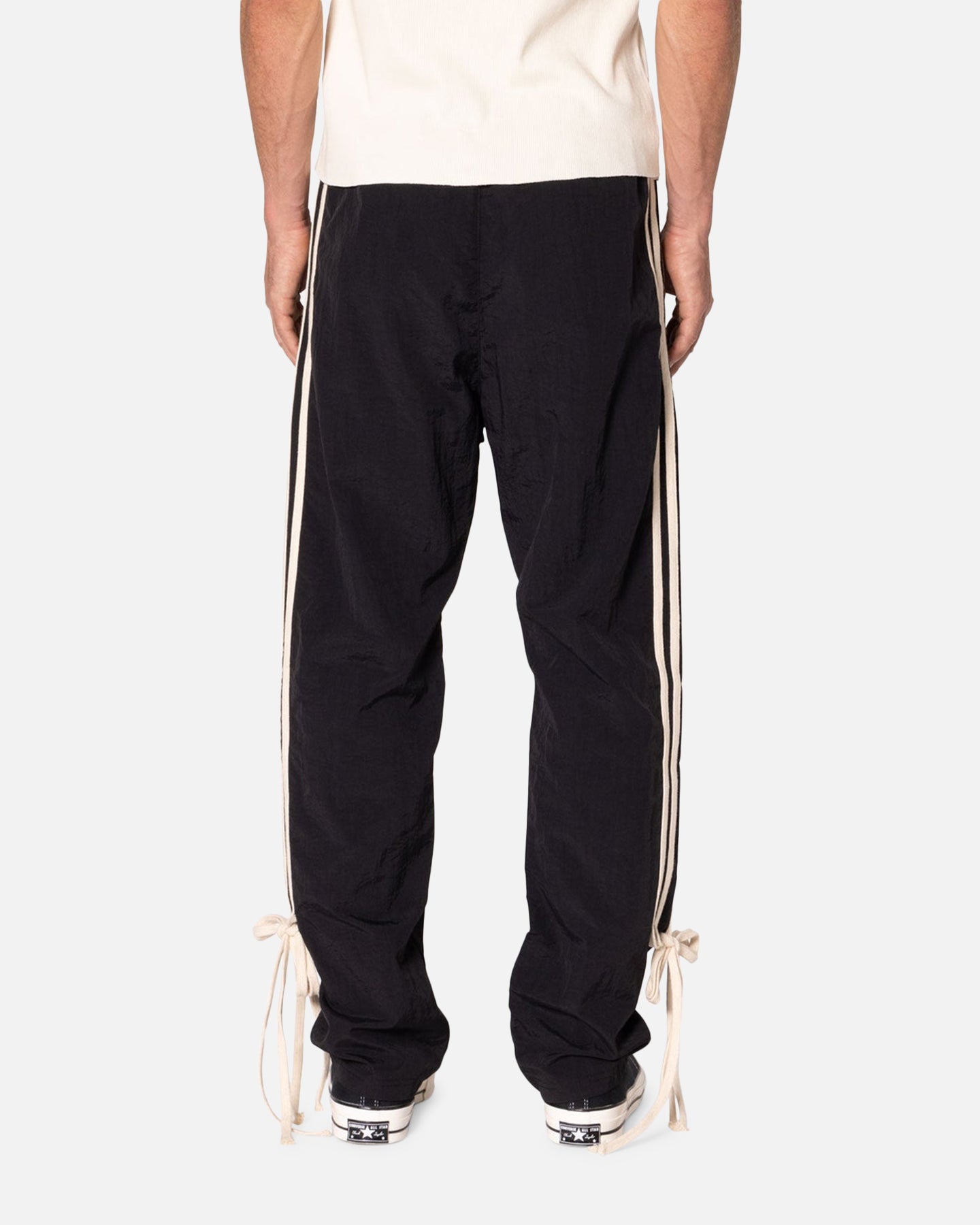 MNML Track Pants M 黒白 MNML Tied Stripe Track Pants Black | Culture Kings US