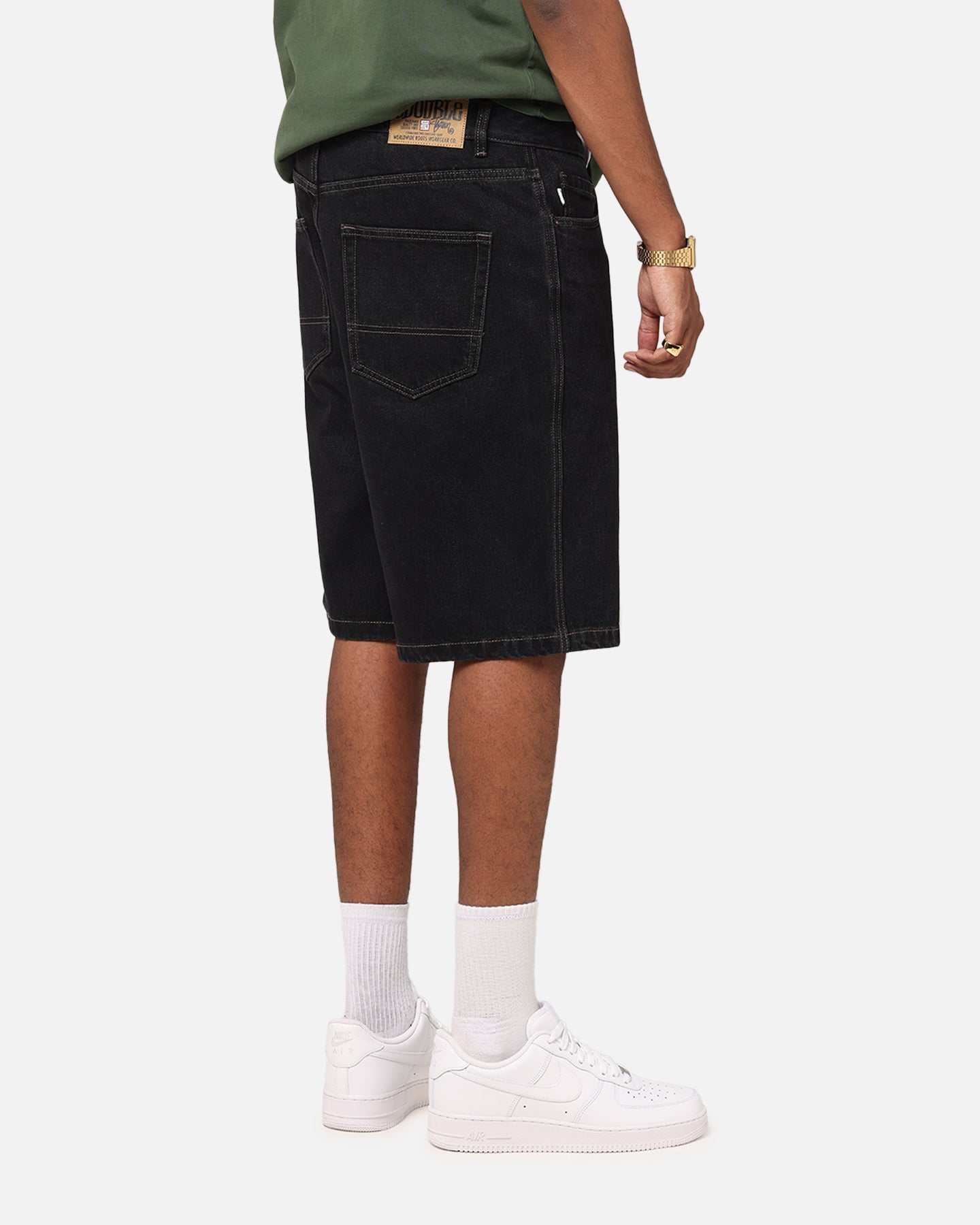 unliensアンリアン2nd denim Black S shortセカンド S Double Denim Standard Shorts Black Wash | Culture Kings US