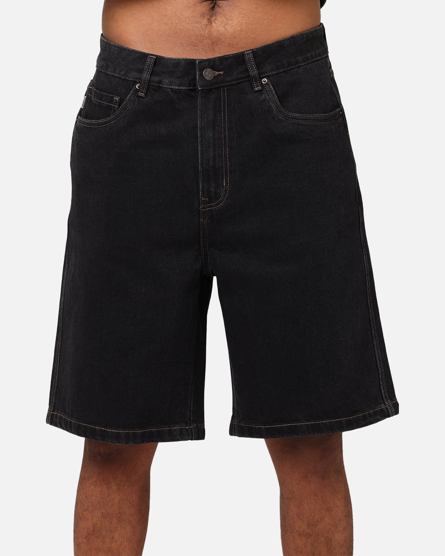 テンダーロイン　DENIM SHORTS WASH BLACK S S Double Denim Standard Shorts Black Wash | Culture Kings US