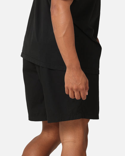 S Double Poplin Coast Boxer Shorts Black